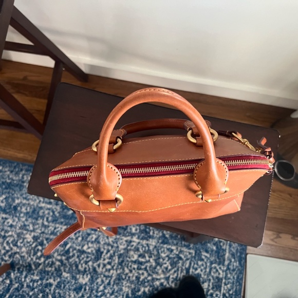 Dooney & Bourke Florentine Cameron Satchel - Natural - Picture 4 of 7